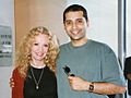 Hayley Mills and Firdous Bamji at the Kennedy Center, Washington D