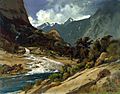 Hetch Hetchy Side Canyon, I, by William Keith, c1908