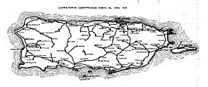 Highways in Puerto Rico by 1918