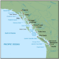 Inside Passage map