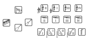 Jazz ensemble - seating diagram