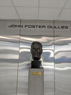 John Foster Dulles bust, Dulles Airport, Virginia