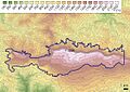 La Visite topographic map detail