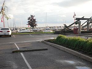 Leamington Marina Damage from 2010 tornado