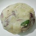 Meshed potato (alu bharta)