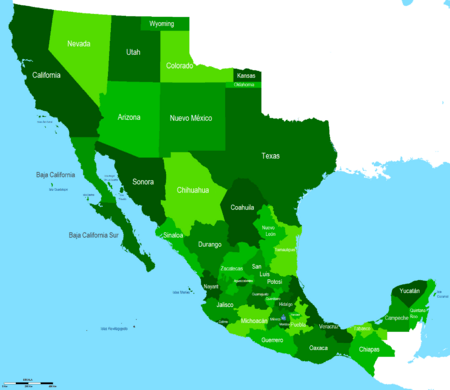 Mexico 42 estados