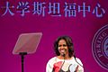 Michelle Obama speaking at Peking university