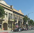 Mission Revival architecture in Downtown Hollister (cropped)