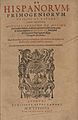Molina, Luis de – De Hispanorum primogeniorum origine ac natura, 1588 – BEIC 4510384