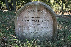 Morayfield Plantation - Levi Walker memorial stone (2009)