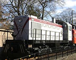 NYSW train at the Maywood Station Museum