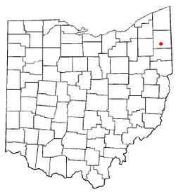 Location within the state of Ohio