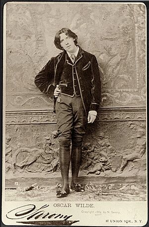 Oscar Wilde by Sarony 1882 12