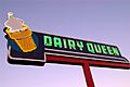 Ottawa neon Dairy Queen sign