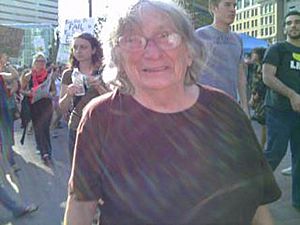 Lisa Peattie at Occupy Boston, @ 2011, Boston, MA