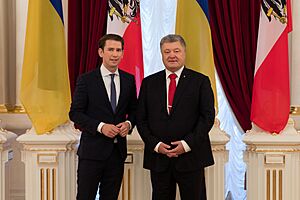 Petro Poroshenko met with Austrian Chancellor Kurz in Kyiv 2018 (2)