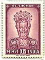 Postal stamp of St Thomas