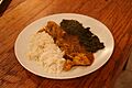 Poulet à la moambe