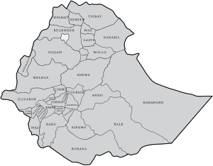 Provinces of Ethiopia, before 1935