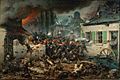 Prussian Attack Plancenoit by Adolf Northern