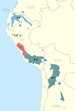 Quechuan distribution