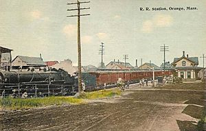 Railroad Station, Orange, MA