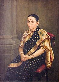 Raja Ravi Varma - Portrait of a Lady - Google Art Project
