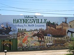Welcoming to Haynesville: "Gateway to North Louisiana"