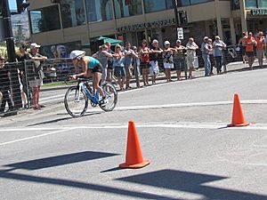 Sara Gross at Ironman Penticton 2011