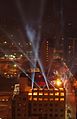 Searchlights at the W at Bonifacio High Street, Manila