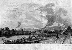 Sheffield from the Attercliffe Road 1819