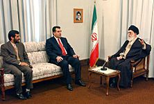 Tajik president Emomali Rahmon meets Ali Khamenei - 18 January 2006 (002)