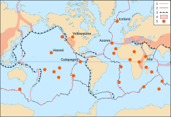 Tectonic plates hotspots-en