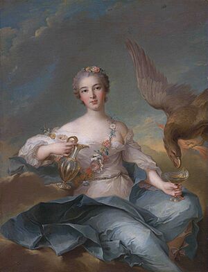 The Duchesse de Chartres as Hebe by Jean Marc Nattier and Studio