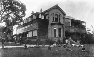 Thornburgh College school and grounds Charters Towers Queensland ca. 1920