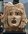 Tragic mask dating to the 1st century BC or 1st century AD, Ashmolean Museum (8400677139)
