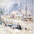 TwachtmanCountryHouseInWinterCosCob