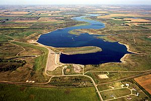 USACE Pipestem dam and reservoir.jpg