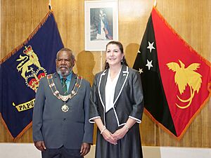 US Ambassador to PG presents credentials 02