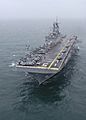 US Navy 061203-N-2636M-125 Amphibious assault ship USS Bataan (LHD 5) conducts flight operations underway in the Atlantic Ocean