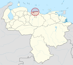 Vargas in Venezuela (special marker).svg