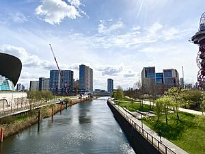 View of UCL East from the Queen Elizabeth Olympic Park