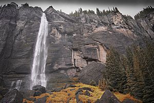 Waterfalls in Tomboy, Colorado