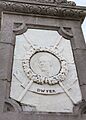 Wicklow Billy Byrne Monument Plinth East Face Relief of Michael Dwyer 2016 09 16