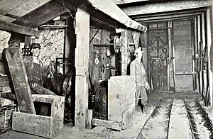 Wonder Mine Nevada lowest level 1907