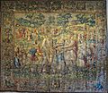 'King Abimelech Restores Sarah to her Husband, Abraham', Flemish tapestry by Frans Geubels, Dayton