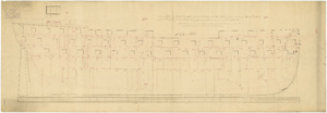 'Redoubtable' (1815); 'Chatham' (1812) RMG J3333.png