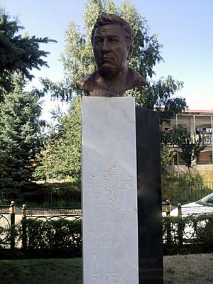 Alexey Heqimyan's bust, Tsaghkadzor 2
