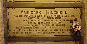 Amilcare Ponchielli grave Milan 2015