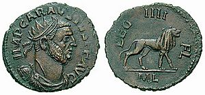 Antoninianus Carausius leg4-RIC 0069v